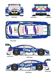 RDT24/003 1/24 BMW M3 DTM #2 "Samsung" 2012 (J. Hand) Racing 43 Decals