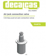DCL-PAR011 1/24 Air jack connection valve