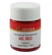 GD004 MS Red Semi-Gloss 18ml IPP Paint