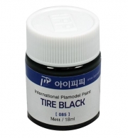 085 Tire Black Flat 18ml IPP Paint