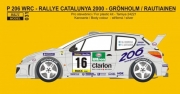 0031 Decal – Peugeot 206 WRC Rally Catalunya 2000 Reji Model 1/24.