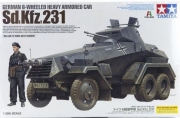 37024 1/35 German 6-Wheeled Heavy Armored Car Sd.Kfz.231 w/Metal Gun Barrel Tamiya