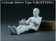 R012-0004 1/12 Driver Figure Type N.M (Sitting) Divenine MFH