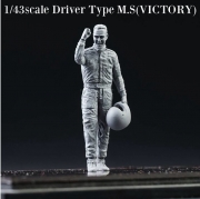 R043-0001 1/43 Driver Figure Type M.S (Victory) Divenine MFH