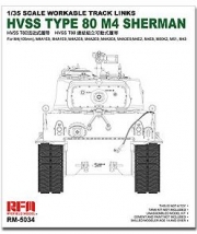 RM-5034 1/35 HVSS T80-Track for M4 Sherman