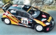 Tk24/84 Peugeot 206 WRC "Texaco-Havoline" Papadimitriou au Portugal 2001