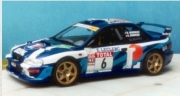 Tk24/109 Subaru Impreza WRC Rousselot 1er Touquet 2001 + 4 Wheel for Tamiya