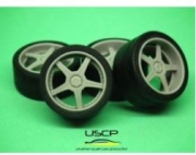 24W038T 1/24 Racing Hart M5 19'' with tires USCP