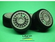 24W055S 1/24 Speedline Corse Integrale 17'' with stance tires USCP
