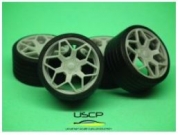 24W076T 1/24 American Racing AR916 20'' with tires USCP