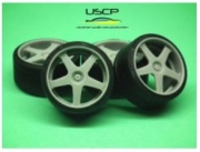 24W086S 1/24 VeilSide Andrew Evo 19'' with stance tires USCP