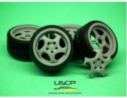 24W010S 1/24 BMW Original Styling 21 17'' with stance tires USCP