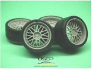 24W095T 1/24 BBS LM 19'' with tires USCP