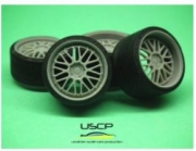24W095S 1/24 BBS LM 19'' with stance tires USCP