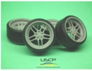 24W014S 1/24 BMW Original Styling 37 18'' with stance tires USCP