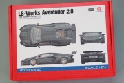 HD03-0550 1/24 LB-Works Aventador 2.0 Full Detail Kit (Resin+PE+Decals+Metal Wheels+Metal parts+Meta