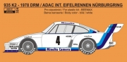 324 Decal – Porsche 935 K2 - 1978 DRM Int.ADAC - Eifelrennen Nürburgring - "John Winter" 1/24 for Be