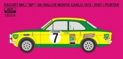 18004 Decal – Ford Escort Mk.I - Rallye Monte Carlo 1972 - BP # 7 Piot / Porter 1/18 - LIMITED 0