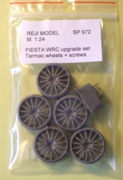 SP 972 Wheels – O.Z. 18‘‘/ Ford Fiesta WRC - 15 spoke / 5 pcs 1/24 for Belkits kit