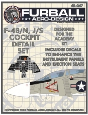 48-047 1/48 F-4B/N,J/S Cockpit Detail Set Decal