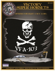 48-067 1/48 F-18F VFA-103 Victory SUPER Hornets Decal