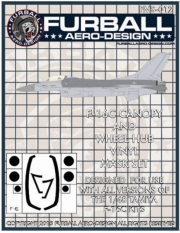 FMS-012 1/48 F-16C Vinyl Mask Set for theTamiya Kit MASK SETS
