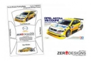 DZ582 1:24 Opel Astra V8 Coupe Pre Cut Window Painting Masks (Tamiya) ZD-WM-0070