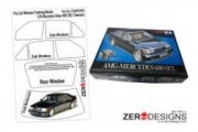 DZ592 1:24 Mercedes Benz 600SEL Coupe Pre Cut Window Painting Masks (Tamiya) ZD-WM-0060