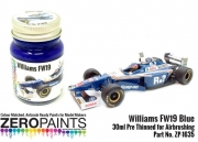 DZ650 Williams FW19 Blue Paint 30ml ZP-1635