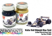 DZ758 Walter Wolf Midnight Blue and Gold Paint Set 2x30ml ZP-1603