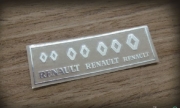 ZD036 Renault logo metal sticker 1/24 / 1/43