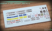 ZD040 1/64 Spoon decal 1/64