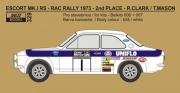 329 Decal – Ford Escort Mk.I - Daily Mirror RAC Rallye 1973 - # 1 Clark / Mason 1/24 for Belkits