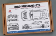 HD02-0390 1/24 Ford Mustang GT4 For Tamiya (24354)（PE+Resin+Metal parts）