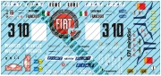 KMP094 Tamiya Fiat 131 Montecarlo Winner 1:20 for T