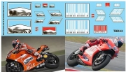 TBD23 1/12 Ducati GP9 / GP10 Casey Stoner L. Capirossi TB Decals