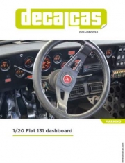 DCL-DEC053 1/20 Fiat 131 Dashboard