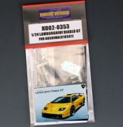 HD02-0353 1/24 Lamborghini Diablo GT For Aoshima 010501（PE+Resin+Metal Logo）