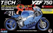 14132 1/12 Yamaha YZF 750 TECH21 1987 Suzuka 8 hours Endurance Race Fujimi