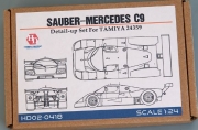 HD02-0418 1/24 Sauber-Mercedes C9 Detail-up Set For T 24359 （PE+Metal parts+Resin）