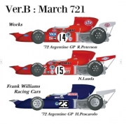 K249 1/20 March 721 Works & Frank Williams Team Ver.B