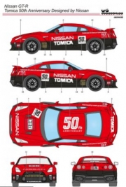 24032 1/24 Nissan GT-R Tomica 50th Anniversary Designed by Nissan
