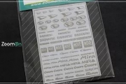 ZD141 1/24 Daihatsu logo metal sticker