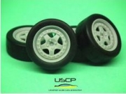 24W048SS Speedline Rally wheels 16'' with semi-slick tires