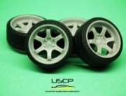 24W122S Volk Racing TE37v 16'' with stance tires