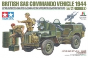 25423 1/35 British SAS Command Car 1944 w/2 Figures