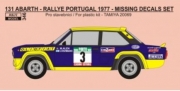 346 Decal - Fiat 131 Abarth - Rallye Portugal 1977 - missing logo 1/20