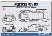 HD02-0434 1/24 Porsche 935 K3 Detail-up Set For Nunu（PE+Metal parts+Resin）