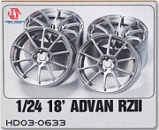 HD03-0633 1/24 18' Advan RZII Wheels