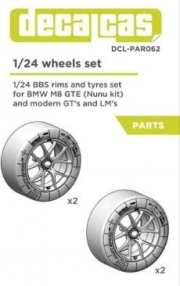 DCL-PAR062 1/24 BMW M8 GTE - BBS rim + Michelin tyres